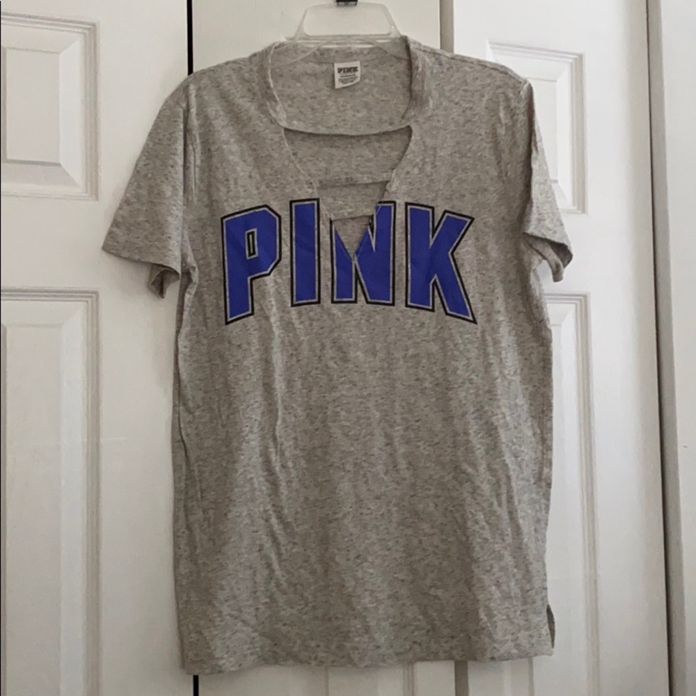 PINK V-Neck T-Shirt